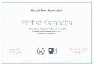 Google Zertifikat