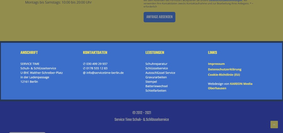 Website Footer
