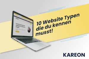 10 Website Typen und ihre Funktionen