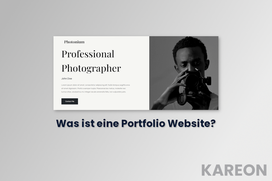 Was ist eine Portfolio Website