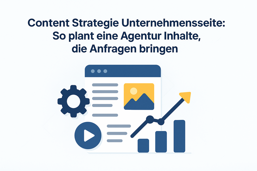 Content Strategie Agentur für Unternehmensseite