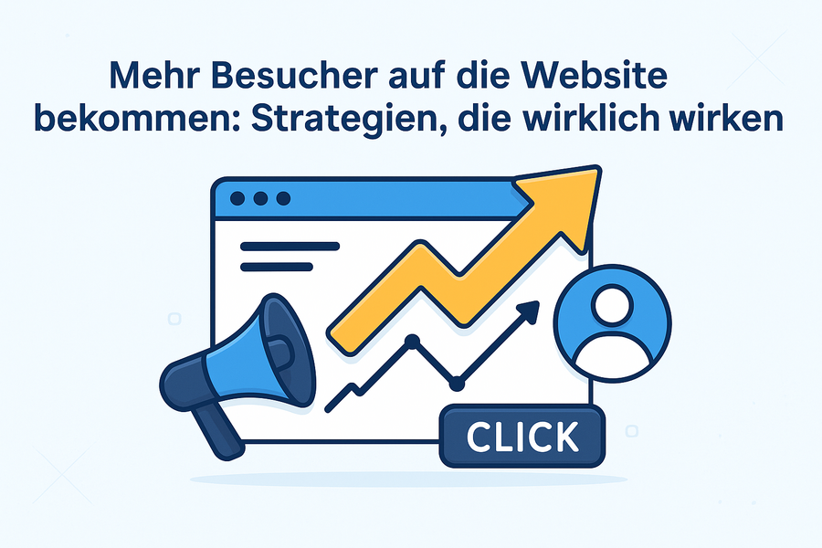 Mehr Besucher auf die Website bekommen