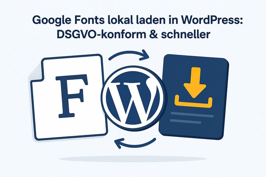 Google Fonts lokal laden in WordPress