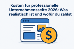 Kosten für professionelle Unternehmensseite 2026