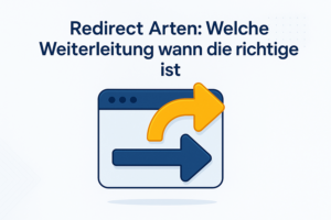 Verschiedene Arten von Redirects