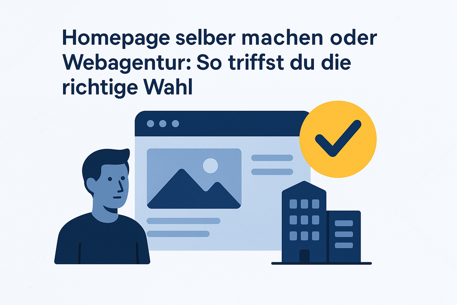 Webagentur oder Homepage selber machen?