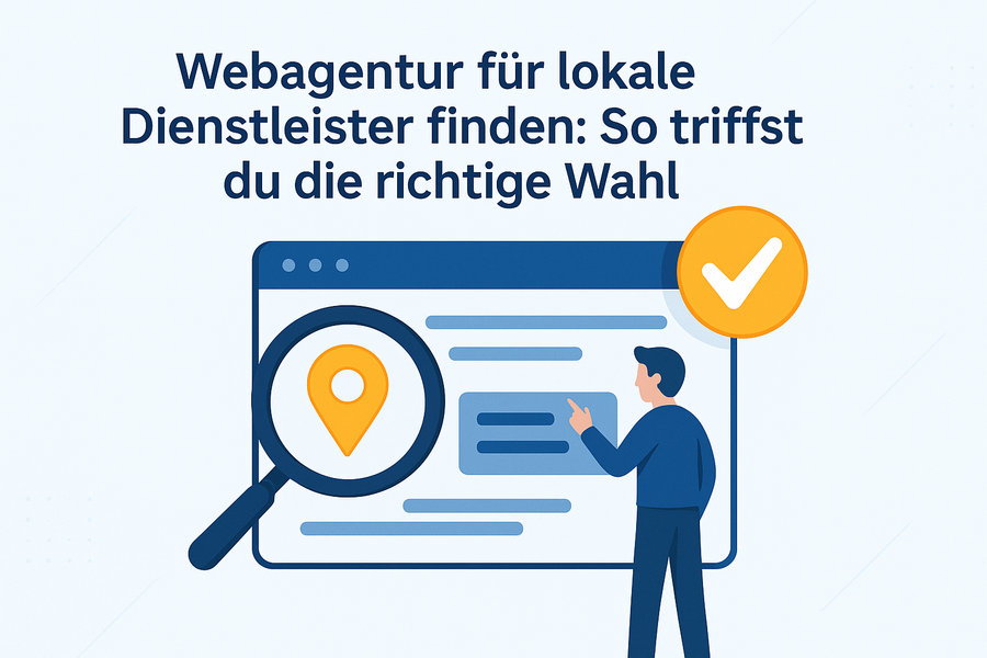 Webagentur für lokale Dienstleister finden