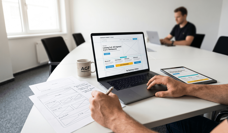 Suchmaschinenoptimierte Vertriebswebsite