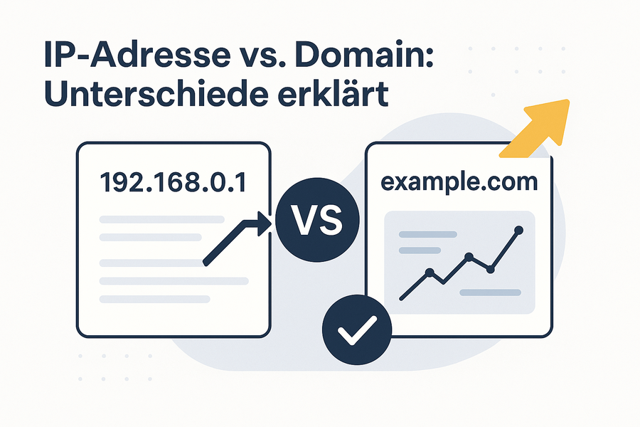 IP-Adresse vs. Domain: Unterschiede erklärt