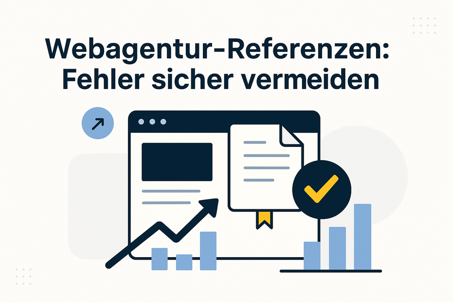 Webagentur-Referenzen: Fehler vermeiden