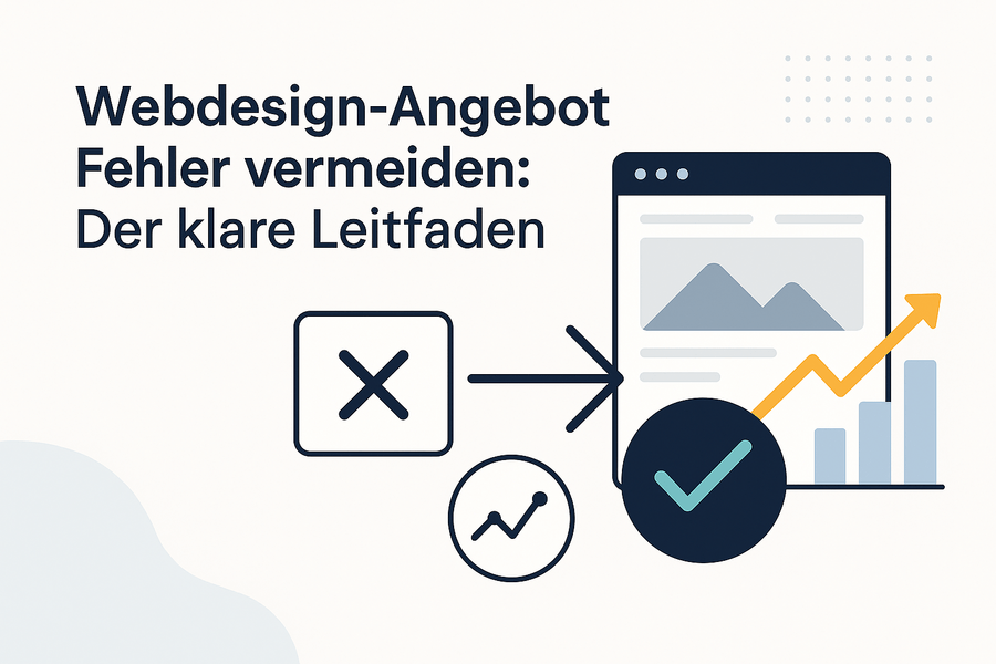 Fehler beim Webdesign-Angebot vermeiden