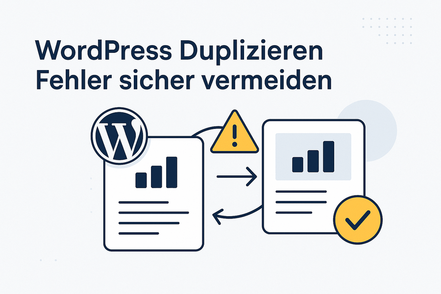 Fehler beim Duplizieren in WordPress vermeiden