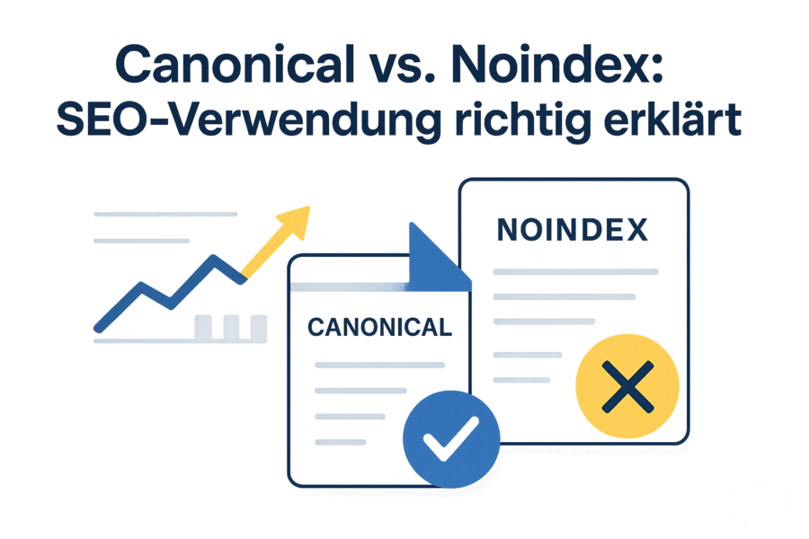 Canonical vs. Noindex: SEO-Verwendung richtig erklärt